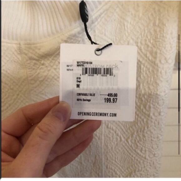 NWT Opening Ceremony Medallion Jacquard Lotus Dress - Picture 4 of 9